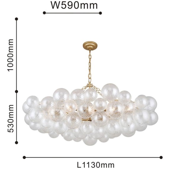 Подвесная люстра Multibulla 4202-10P