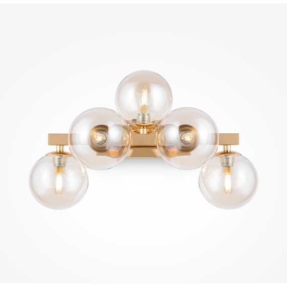 Настенный светильник с шарообразными плафонами Maytoni MOD547WL-05G