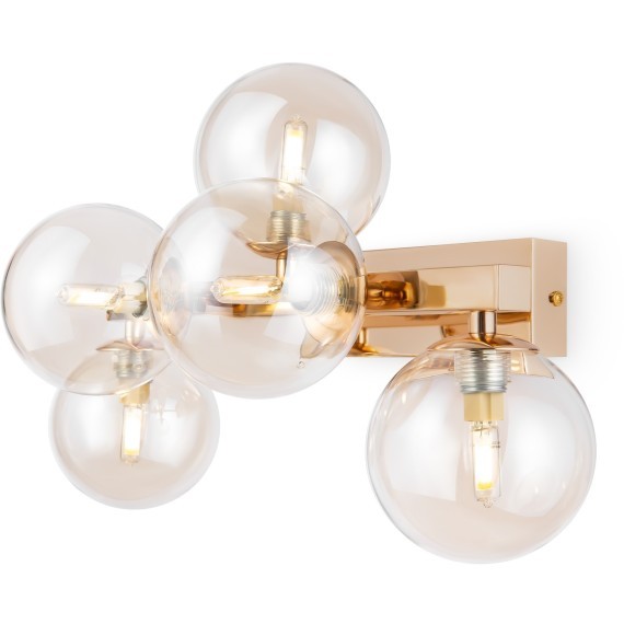 Настенный светильник с шарообразными плафонами Maytoni MOD547WL-05G