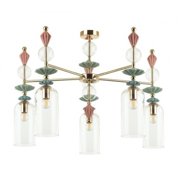 Люстра потолочная Odeon Light 4855/5C BIZET под лампы 5xE14 5*40W