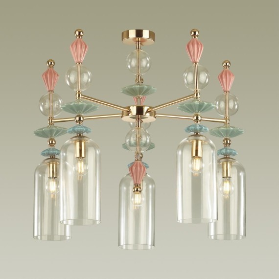 Люстра потолочная Odeon Light 4855/5C BIZET под лампы 5xE14 5*40W