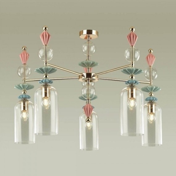 Люстра потолочная Odeon Light 4855/5C BIZET под лампы 5xE14 5*40W