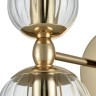 6586/2W MODERNI LN24 золото/прозрачный, металл/стекло Бра E14 2*40W 220V KASSIA