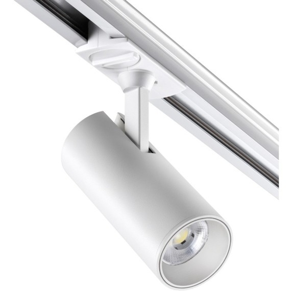 Однофазный двужильный светодиодный трековый светильник Novotech 359148 SELENE 4000К 1440Лм CRI90+ 45° 15Вт