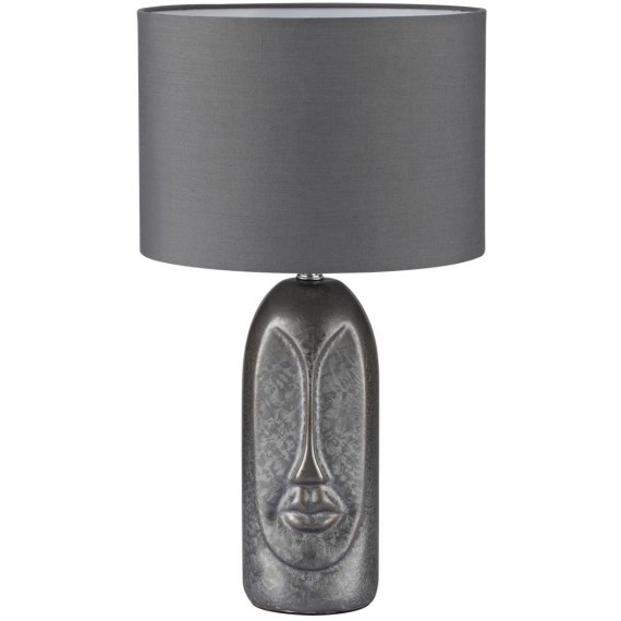 8146/1T MODERNI LN25 серый, керамика/текстиль Настольная лампа Е27 1*60W 220V AKIVI