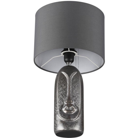 8146/1T MODERNI LN25 серый, керамика/текстиль Настольная лампа Е27 1*60W 220V AKIVI