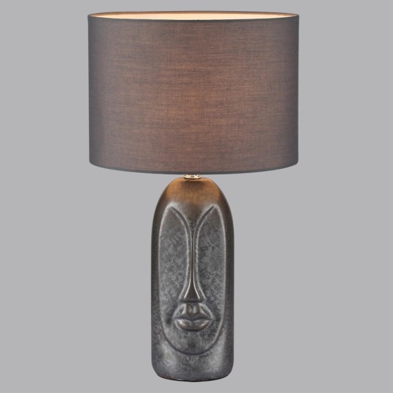 8146/1T MODERNI LN25 серый, керамика/текстиль Настольная лампа Е27 1*60W 220V AKIVI