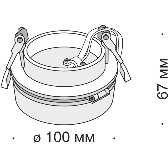 Встраиваемый светильник Technical DL2003-L12W
