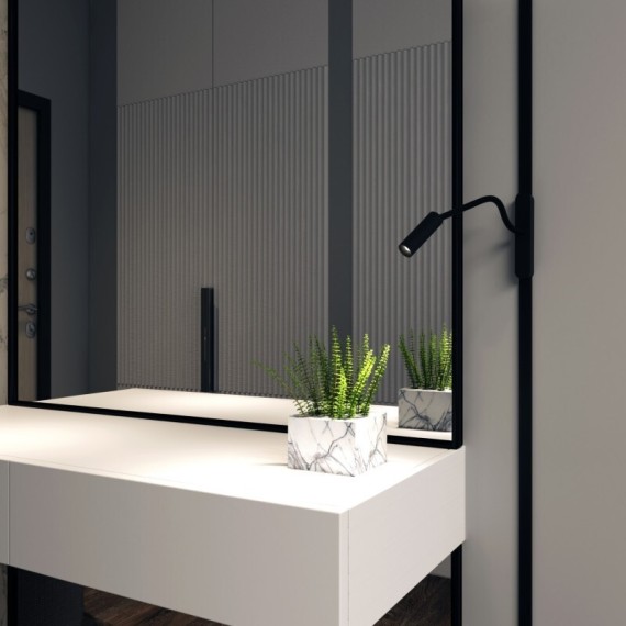 DK5313-BK Трековый магнитный светодиодный светильник Denkirs AIR 48V CRI90+ 3000К 120Лм 36° 2Вт