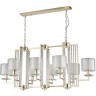 Люстра Crystal Lux NICOLAS SP8 L1000 GOLD/WHITE