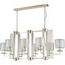 Люстра Crystal Lux NICOLAS SP8 L1000 GOLD/WHITE
