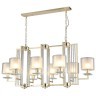 Люстра Crystal Lux NICOLAS SP8 L1000 GOLD/WHITE