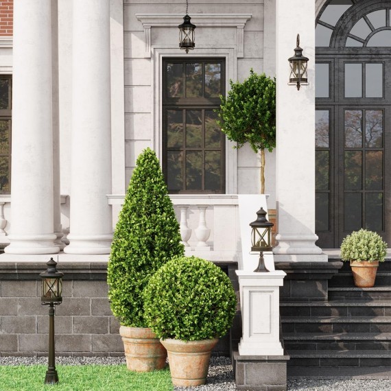 Уличный наземный светильник Odeon Light 4045/3F SATION IP44 под лампы 3xE14 3*60W