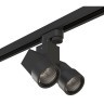 Однофазный двужильный трековый светильник Lightstar A1T051037 Illumo X2 под сменную лампу GU10