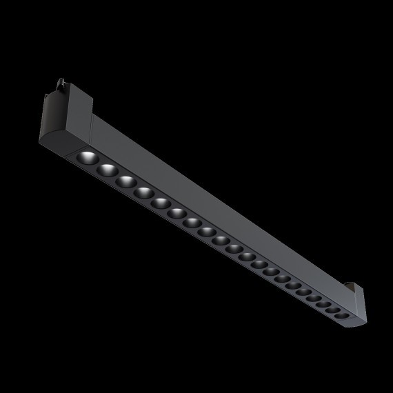 Однофазный двужильный светодиодный трековый светильник Maytoni Unity TR010-1-20W3K-M-B Points Rot 3000К 1500Лм CRI90+ 36° 20Вт