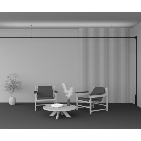 TR160-1-100W3K-10B Гибкий 10м светодиодный светильник на резиновый шинопровод Maytoni Elasity CRI90+ 3000К 10800Лм 120° 100Вт