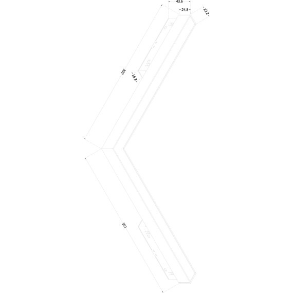 TR042-2-24W3K Трековый магнитный светодиодный светильник Maytoni Exility CRI90+ 3000К 1440Лм 120° 24Вт