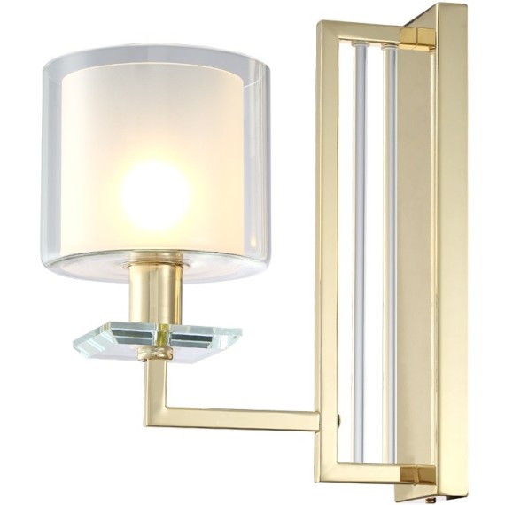 Бра Crystal Lux NICOLAS AP1 GOLD/WHITE