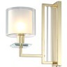 Бра Crystal Lux NICOLAS AP1 GOLD/WHITE