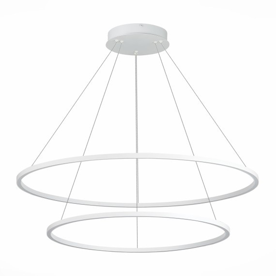 ST605.503.91 Cветильник подвесной SMART ST-Luce Белый/Белый LED 1*91W 2800-6500K Подвесные светильники