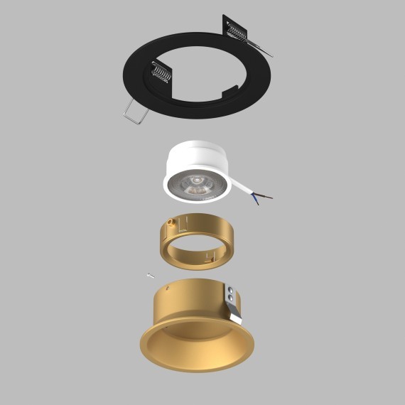 Комплект со светильником Domino Lightstar D61703GMOD