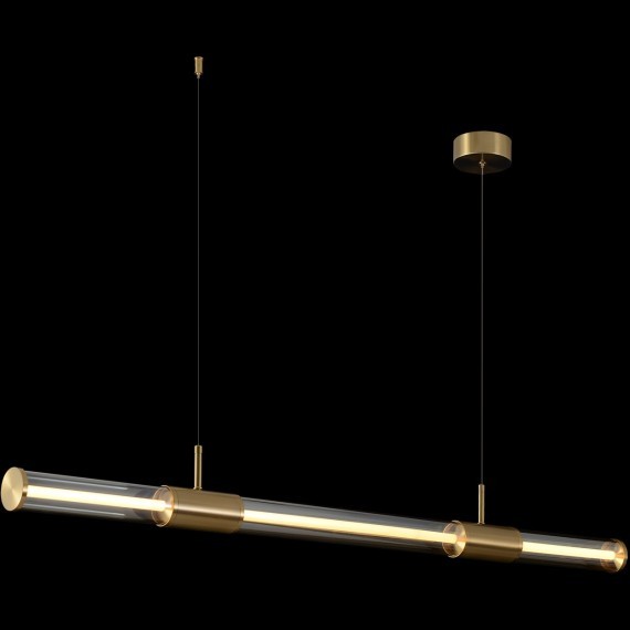 Светильник подвесной Crystal Lux LINEUP SP24W LED BRASS 3760/224