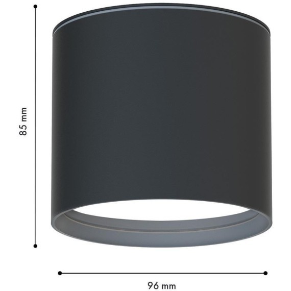 4663-1U, уличный светильник, D96xH85, 1xGX53LEDx15W, IP54, excluded