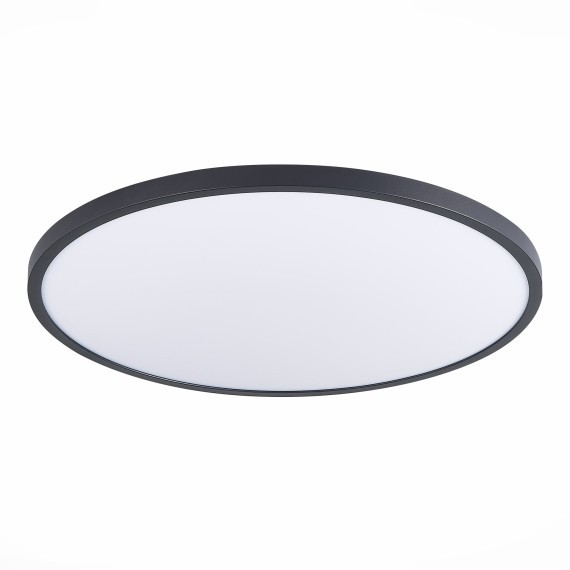 ST601.442.48 Светильник потолочный Черный LED 1*48W 4000K 4 320Lm Ra90 120° IP20 D600xH27 185-265V Накладные светильники