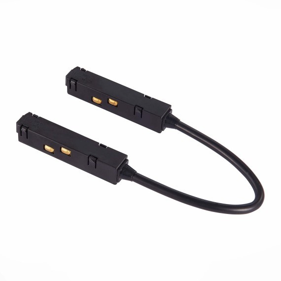 ST006.449.00.1 Коннектор питания угловой для магнитного шинопровода  ST-Luce Черный SKYLINE 48