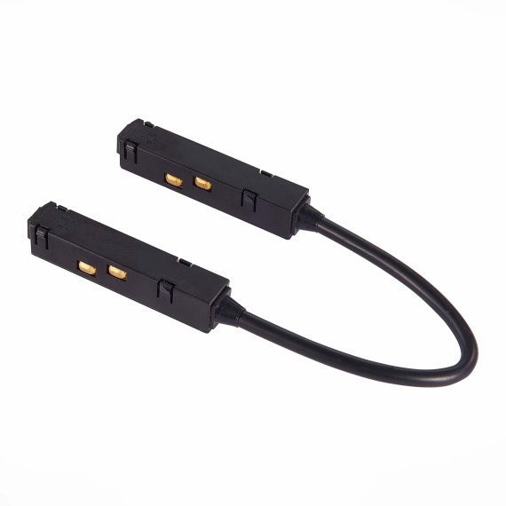 ST006.449.00.1 Коннектор питания угловой для магнитного шинопровода  ST-Luce Черный SKYLINE 48