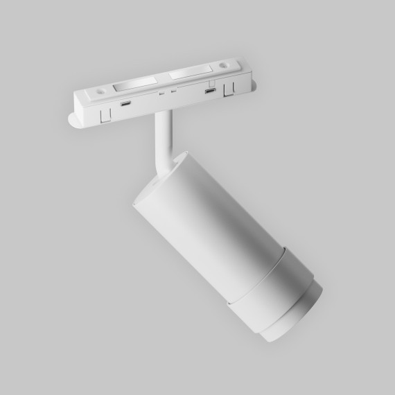 TR211-1-12W4K-Z-W Трековый магнитный светодиодный светильник Maytoni Exility CRI90+ 4000К 780Лм 15-50° 12Вт