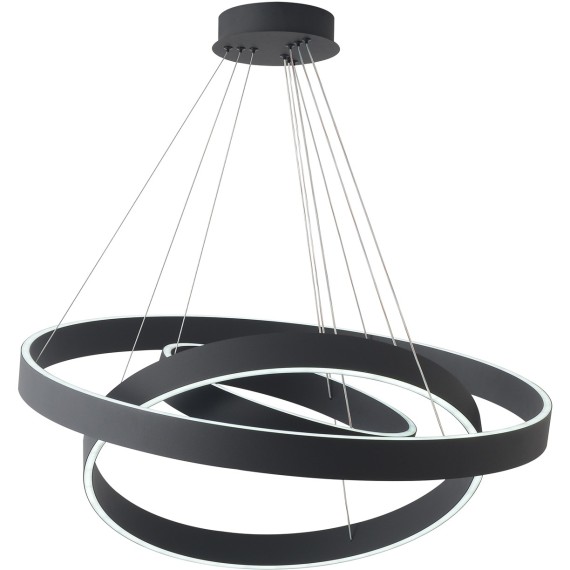 Люстра Crystal Lux TRON SP158W LED BLACK 4040/303