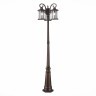 SL080.425.03 Светильник уличный наземный ST-Luce Темный кофе/Прозрачный, Темный кофе E27 3*100W LASTERO