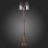 SL080.425.03 Светильник уличный наземный ST-Luce Темный кофе/Прозрачный, Темный кофе E27 3*100W LASTERO