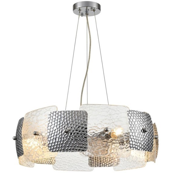 6588/6 MODERNI LN24 хром/тонированное стекло, металл/стекло Люстра подвесная E14 6*40W 220V LIBERTI