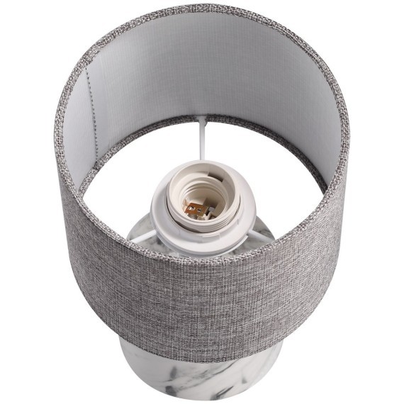 8148/1T MODERNI LN25 серый, керамика/текстиль Настольная лампа Е27 1*60W 220V MRAMAO