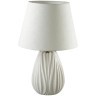 8121/1T COMFI LN25 белый, керамика/текстиль Настольная лампа E27 1*60W 220V SONA