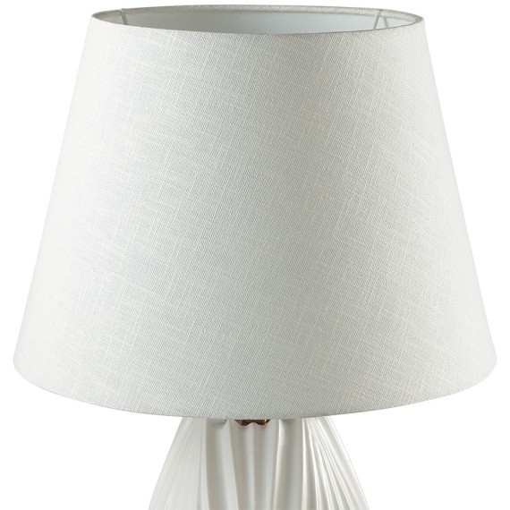 8121/1T COMFI LN25 белый, керамика/текстиль Настольная лампа E27 1*60W 220V SONA