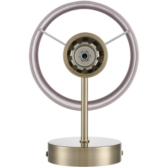 8109/1W MODERNI LN25 латунь титаниум/бежевый, металл/текстиль/стекло Бра E14 40W 220V DAMONA