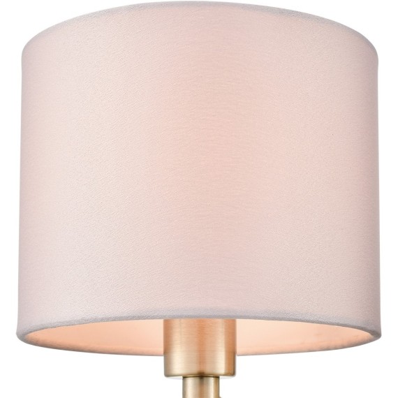 8109/1W MODERNI LN25 латунь титаниум/бежевый, металл/текстиль/стекло Бра E14 40W 220V DAMONA