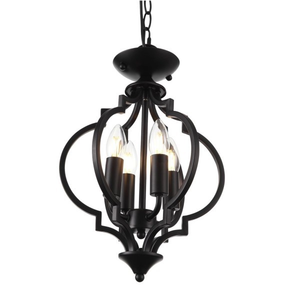 SL361.303.04 Светильник подвесной ST-Luce Черный E14 4*60W FORIATE