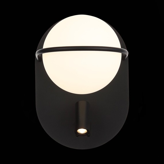 SL395.411.02 Бра ST-Luce Черный/Белый LED 1+1*8+3W 4000K DONOLO