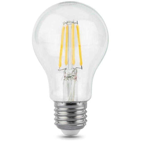 102802106 Лампа Gauss LED Filament A60 E27 6W 600lm 2700К 1/10/40