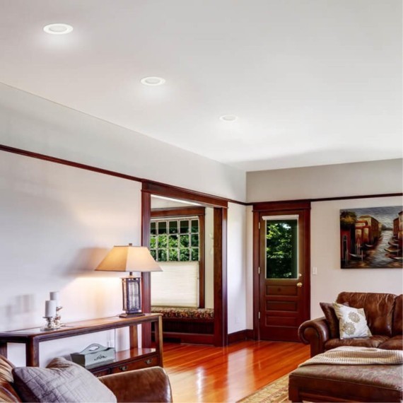 Встраиваемый светильник Novotech 357601 DRUM IP44 светодиодный LED 10W