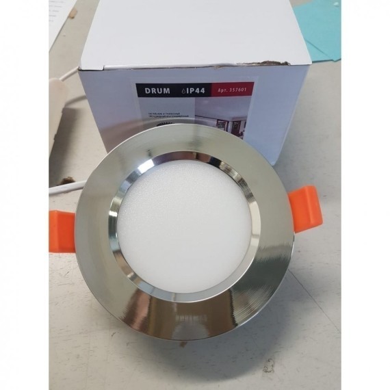 Встраиваемый светильник Novotech 357601 DRUM IP44 светодиодный LED 10W