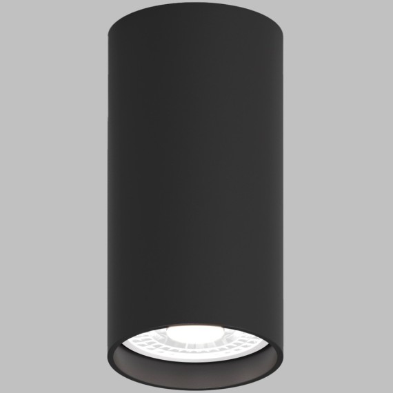 DK2008-BK Светильник накладной IP20 макс 50Вт GU10 черный алюминий