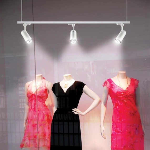 Трехжильный однофазный трековый светодиодный светильник Novotech SELENE 357547 970лм 15Вт