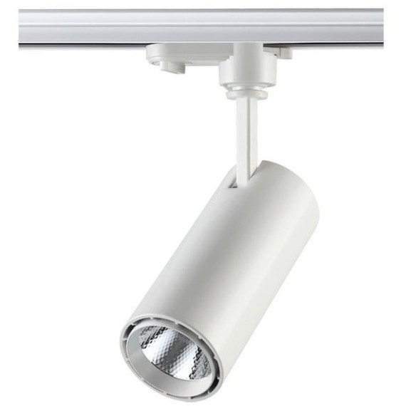 Трехжильный однофазный трековый светодиодный светильник Novotech SELENE 357547 970лм 15Вт