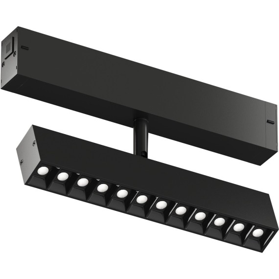 DK8006-BK Трековый магнитный светодиодный SMART (TUYA, Алиса, Wi-Fi, пам. настроек) светильник Denkirs SMART 220V CRI90+ 3000-6000К 810Лм 24° 9Вт