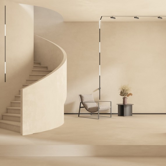 DK8006-BK Трековый магнитный светодиодный SMART (TUYA, Алиса, Wi-Fi, пам. настроек) светильник Denkirs SMART 220V CRI90+ 3000-6000К 810Лм 24° 9Вт